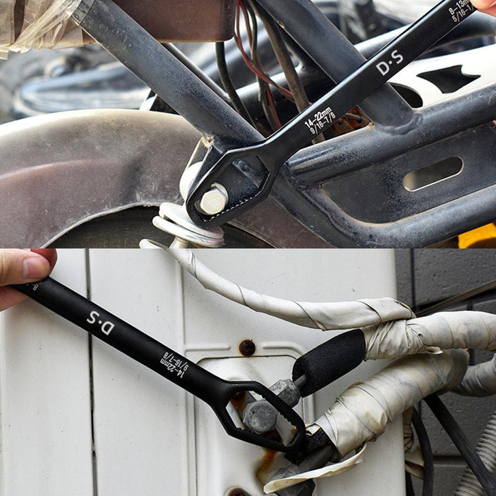 High-quality universal double ended wrench, ideal for both professional and DIY mechanics