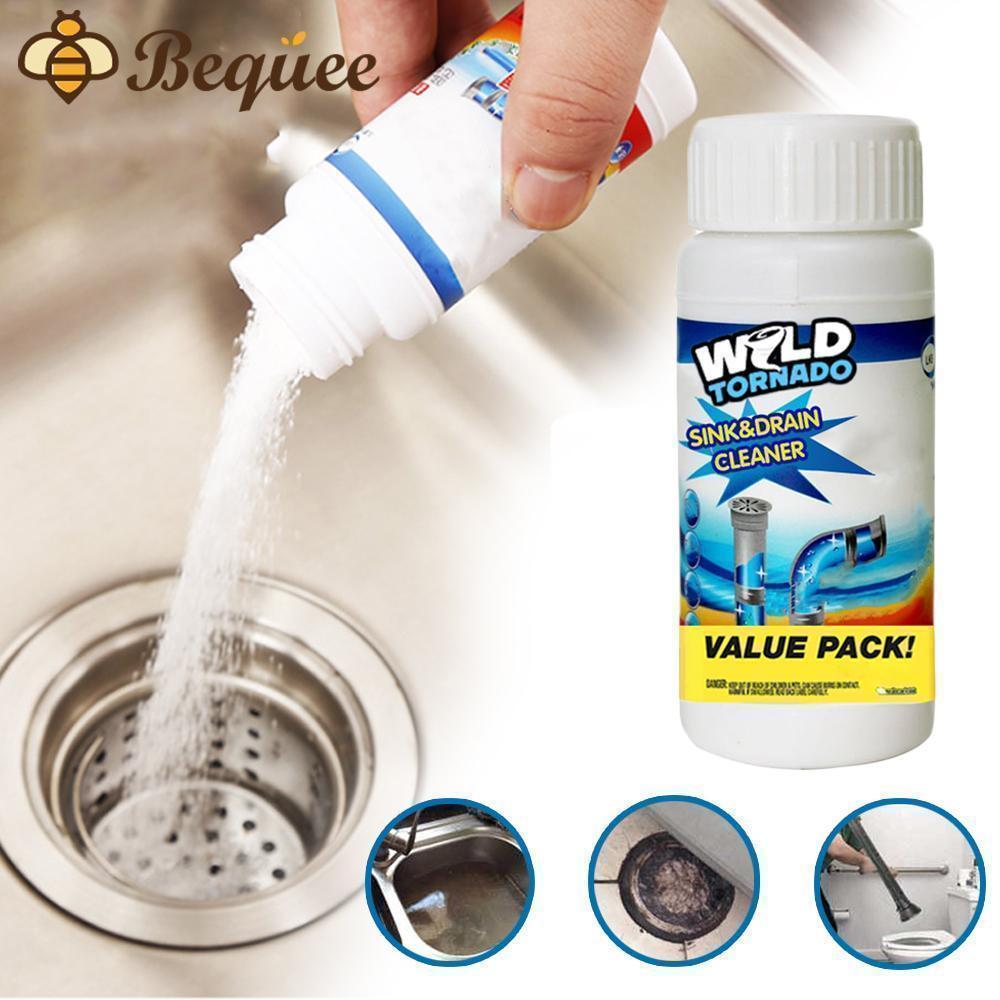 Home essential drain cleaner, universal clog remover for kitchen and bathroom pipes
