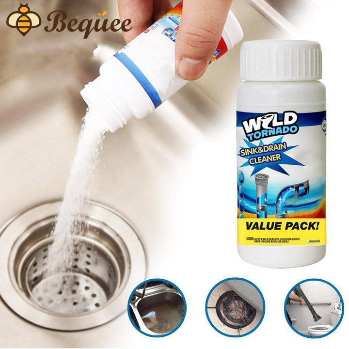 Home essential drain cleaner, universal clog remover for kitchen and bathroom pipes