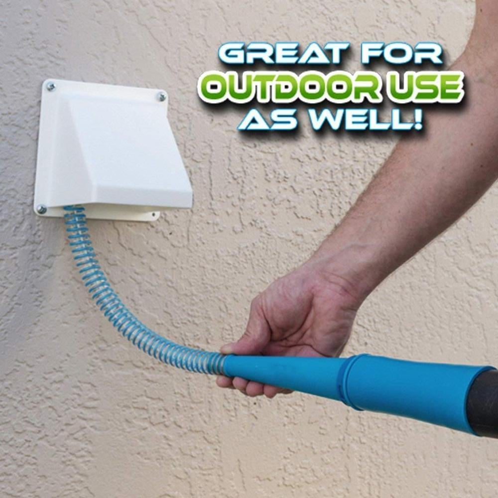 Universal Dryer Vent Cleaner Hose & Vacuum Attachment, essential for home cleaning & safety