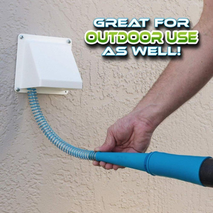 Universal Dryer Vent Cleaner Hose & Vacuum Attachment, essential for home cleaning & safety