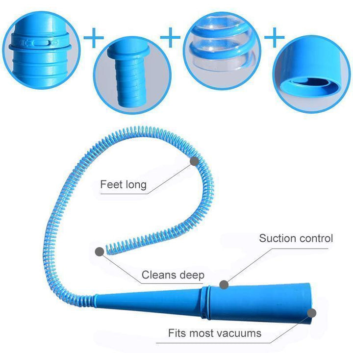 Gadget for home maintenance: vacuum attachment designed for thorough dryer vent lint removal