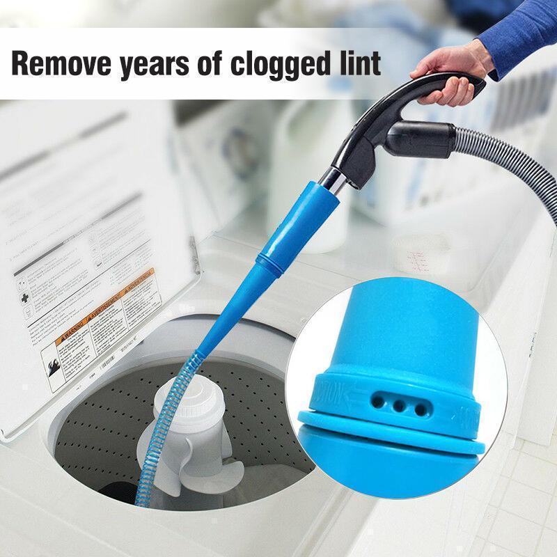 Universal vacuum attachment for quick and easy dryer vent cleaning and fire safety maintenance