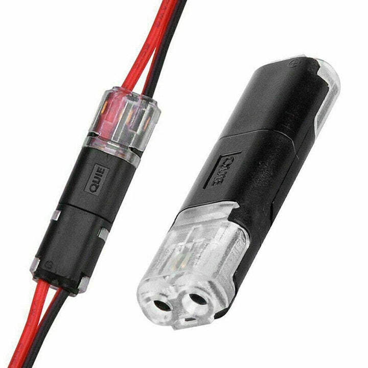 Close-up Universal Electrical Wire Connector Kit, quick connect terminals for DIY electrical projects