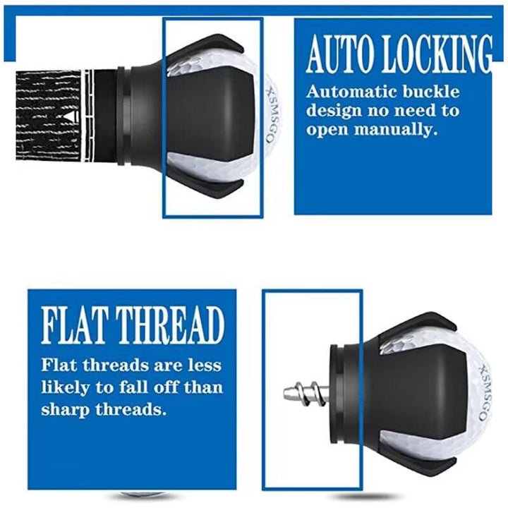 Durable golf ball picker attachment, designed for quick and easy ball collection after a putt.