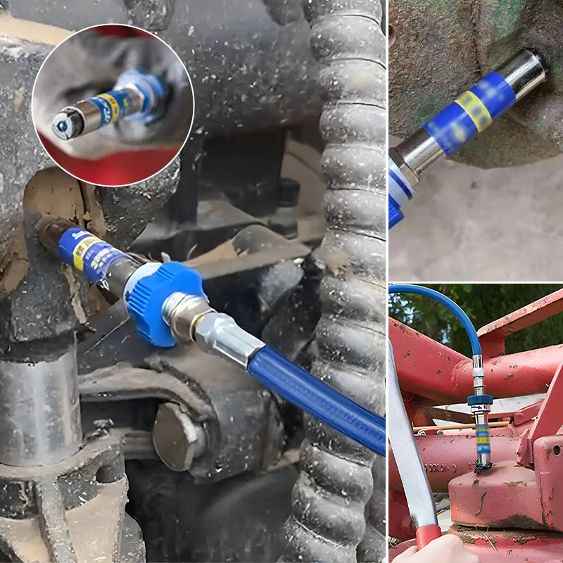 Versatile universal grease pump adapter, ensuring efficient lubrication for a range of tools & machinery