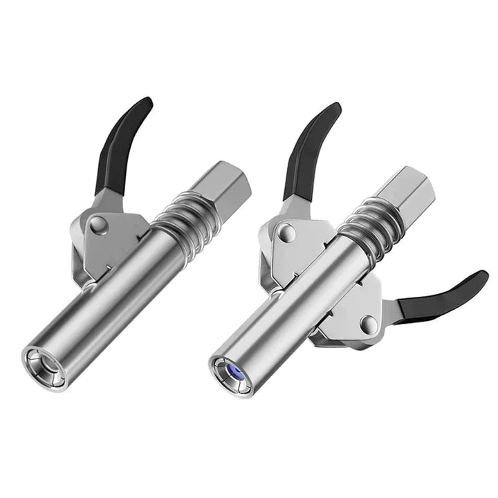 Universal Lock-On Grease Gun Coupler, a must-have for professional auto and farm equipment maintenance