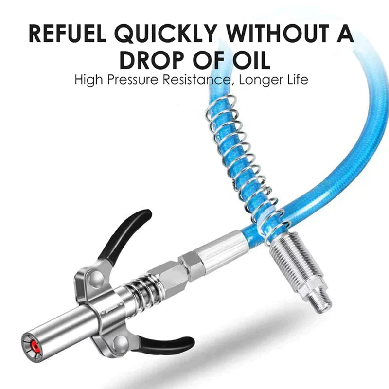 Durable grease gun coupler, essential tool for effective lubrication and auto maintenance