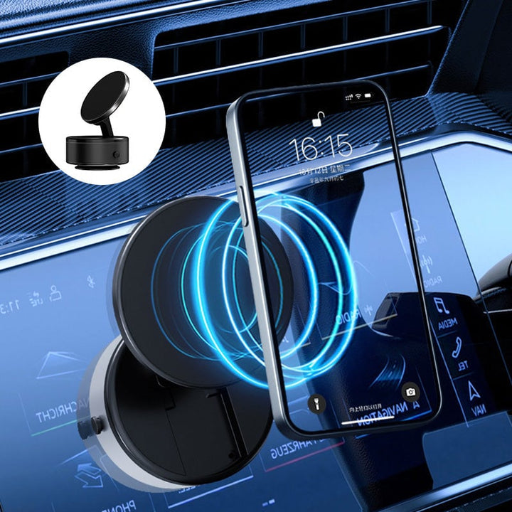 Universal magnetic car phone mount for dashboard, secure and hands-free