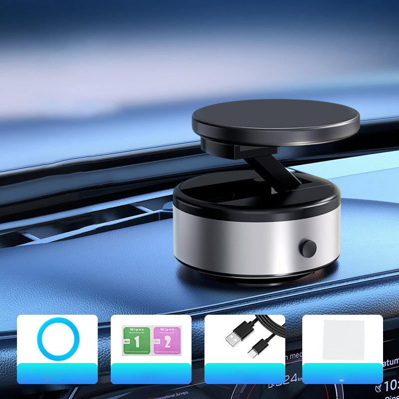 Auto accessory: universal magnetic car phone mount, easy-to-use