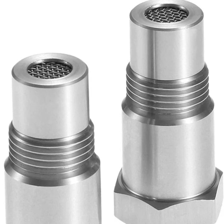 Solve check engine light problems with this universal O2 sensor adapter, a key part for emission control and car repair.