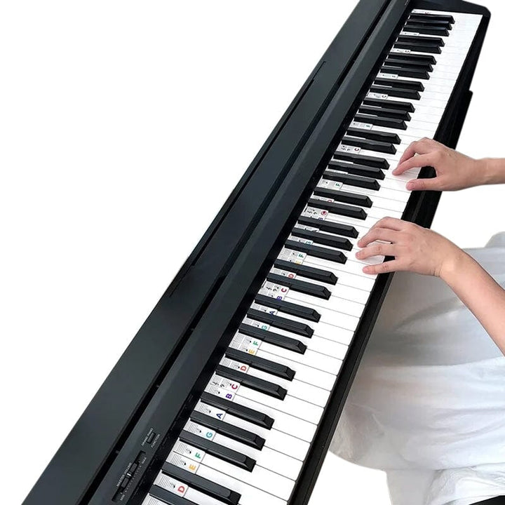 Universal Piano Keyboard Note Labels: innovative silicone strips supporting music education