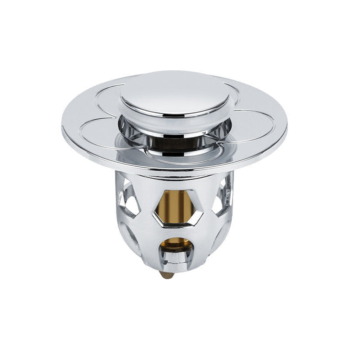 Universal Pop-Up Sink Drain Stopper, a versatile home improvement solution for various sink types