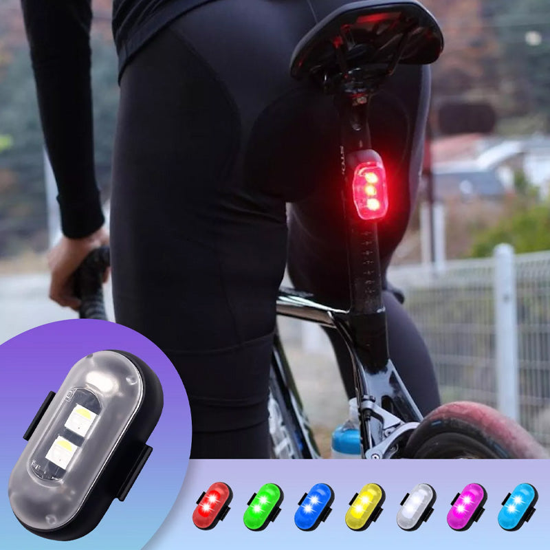 Durable LED warning light with remote control, suitable for various vehicle types.