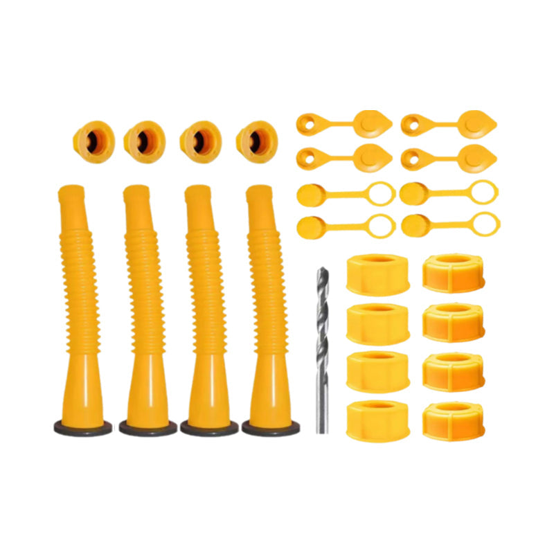 Gas can replacement spout kit, flexible nozzle for anti-spill, versatile for all outdoor needs.