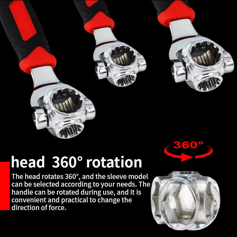 Ergonomic Universal Socket Spanner Wrench handle, designed for comfortable grip for any mechanic or DIYer