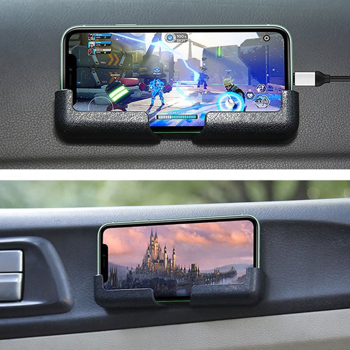 Device mount with a strong adhesive pad, designed for universal phone and tablet use