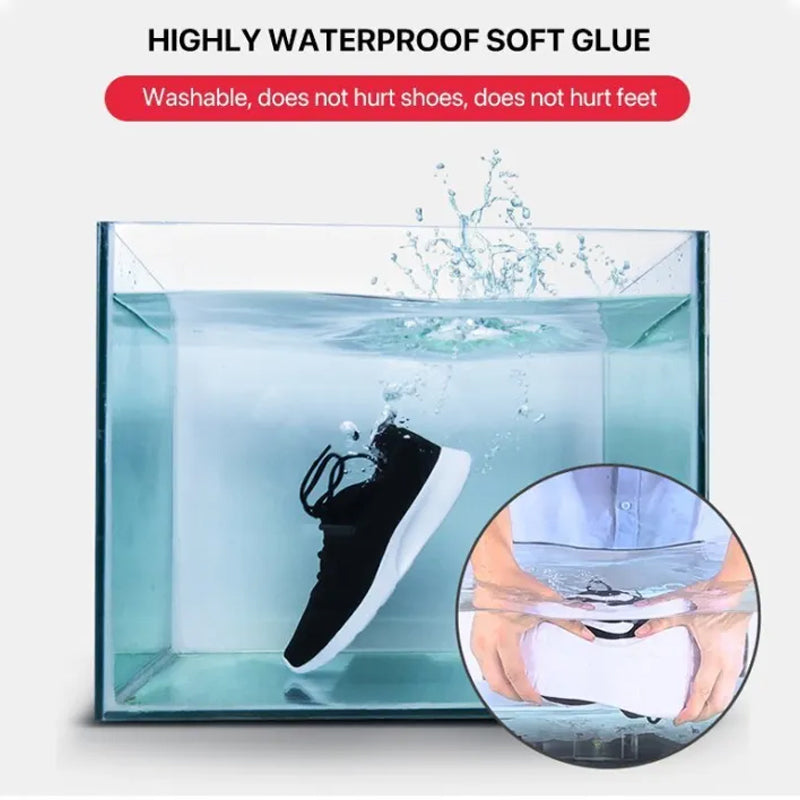 Versatile shoe glue for leather, rubber, and canvas, strong hold for torn soles and detached uppers
