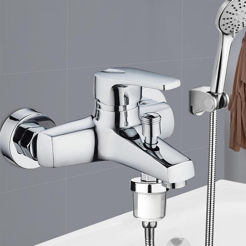 Shower head with a universal water filter, ensuring clean and soft water for a refreshing shower