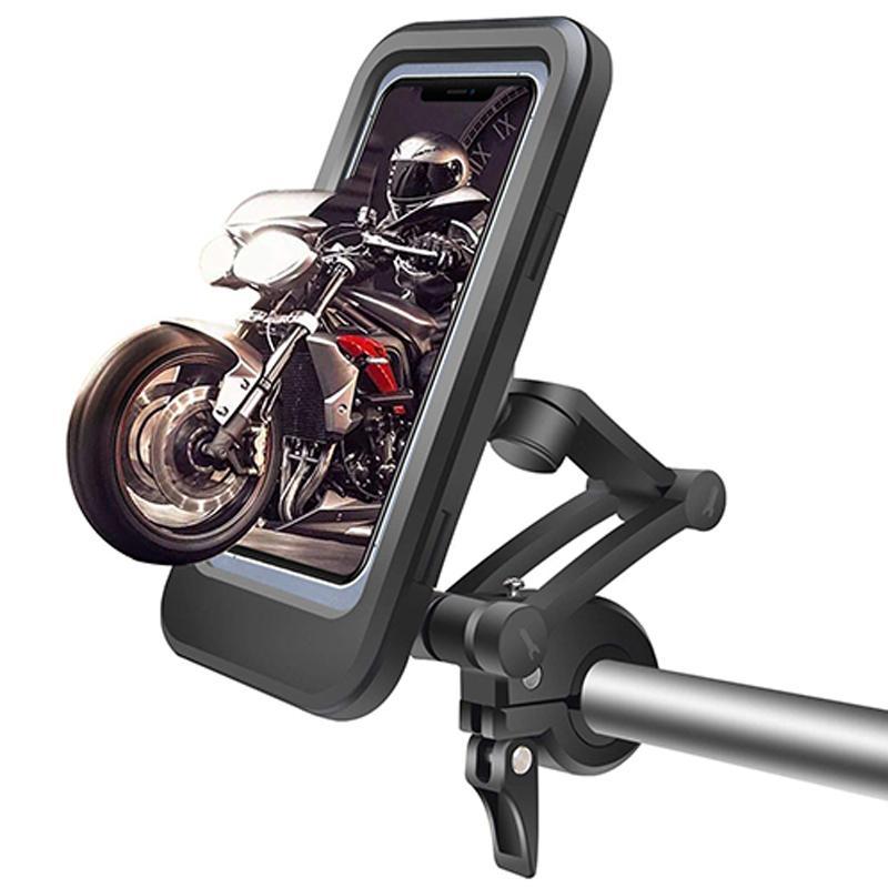 Adjustable shockproof cycling phone mount for bikes and motorcycles