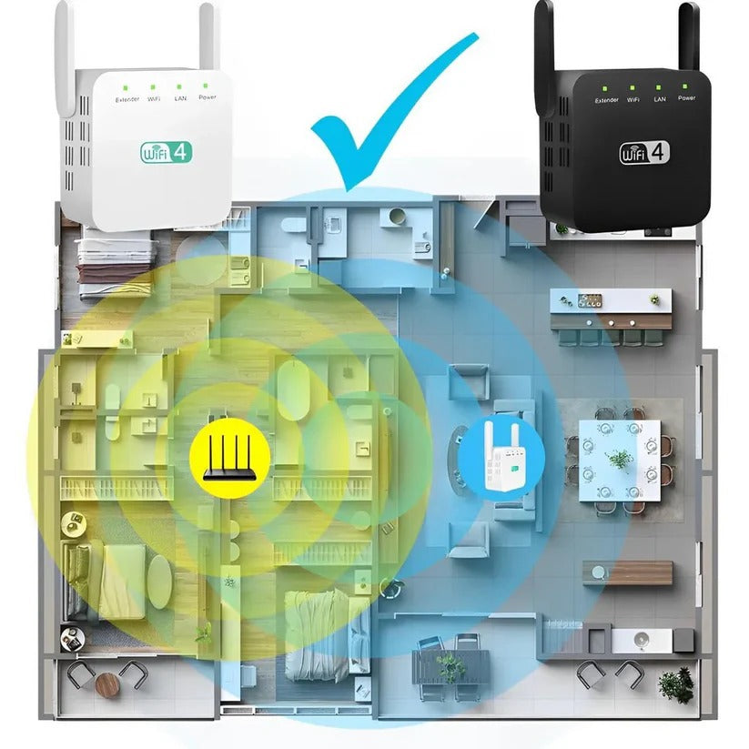 TavvitaImp011: High-speed WiFi enhancer. Boosts signal, extends internet range for home use.