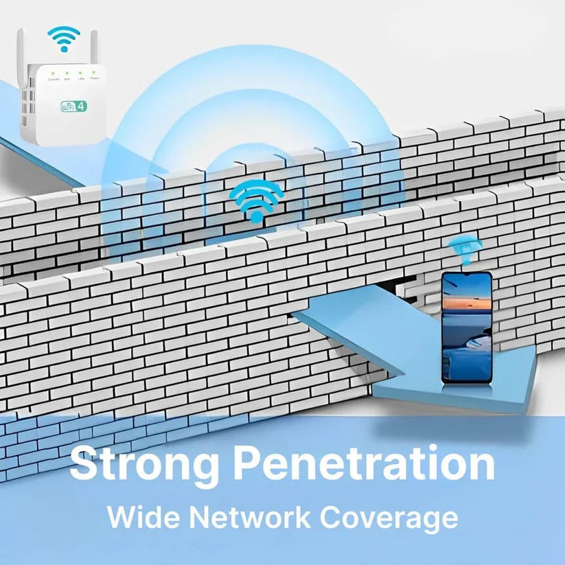 Office connectivity solution: WiFi signal extender. Ensures reliable, high-speed wireless network.