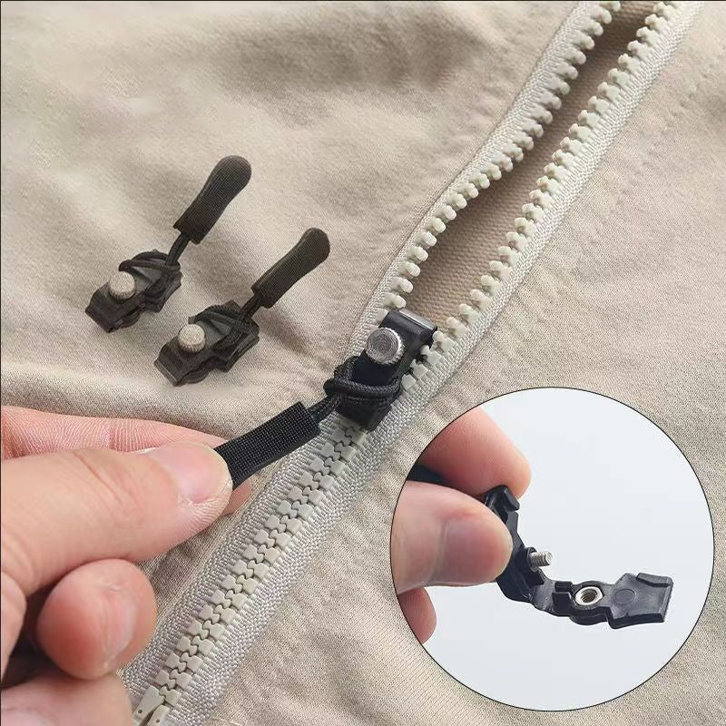 Universal zipper repair kit with a focus on its 'quick repair' capability for common clothing and bag zipper issues