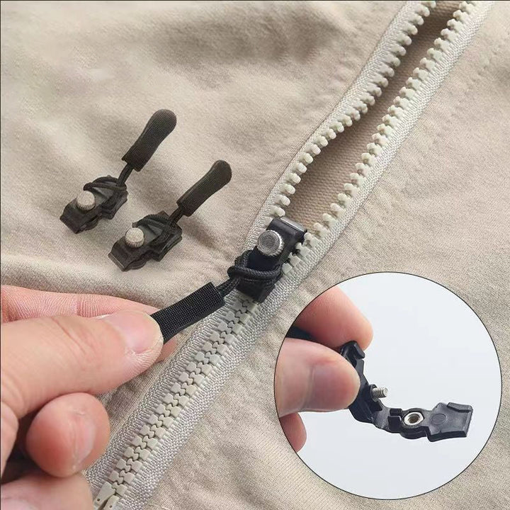 Universal zipper repair kit with a focus on its 'quick repair' capability for common clothing and bag zipper issues