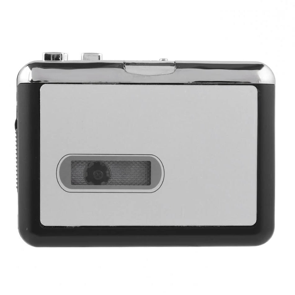 Digital music converter that turns old cassette tapes into MP3s. USB audio recorder and player for vintage sound.