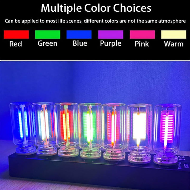 Compact USB night light, touch-activated dimming, perfect for a cozy bedroom ambiance.
