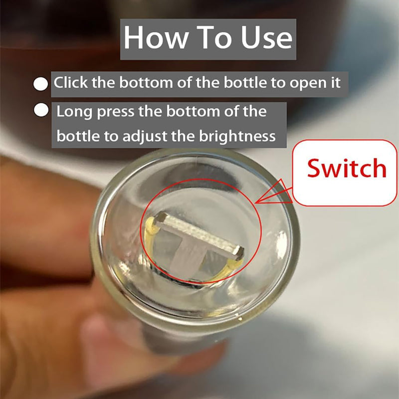 Bedroom night light, USB rechargeable, touch dimming feature for personalized comfort.