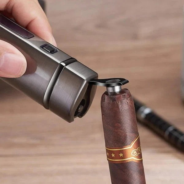 Modern USB rechargeable arc lighter, a flameless & windproof gadget for home & outdoor use.