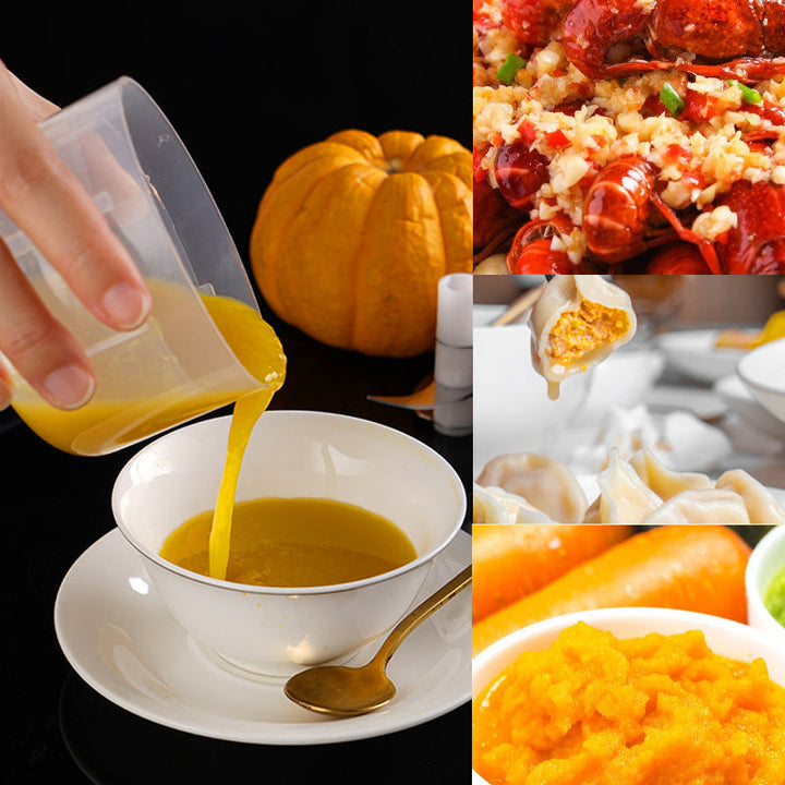 Battery-powered mini food chopper with USB port, excellent for camping or small apartments.