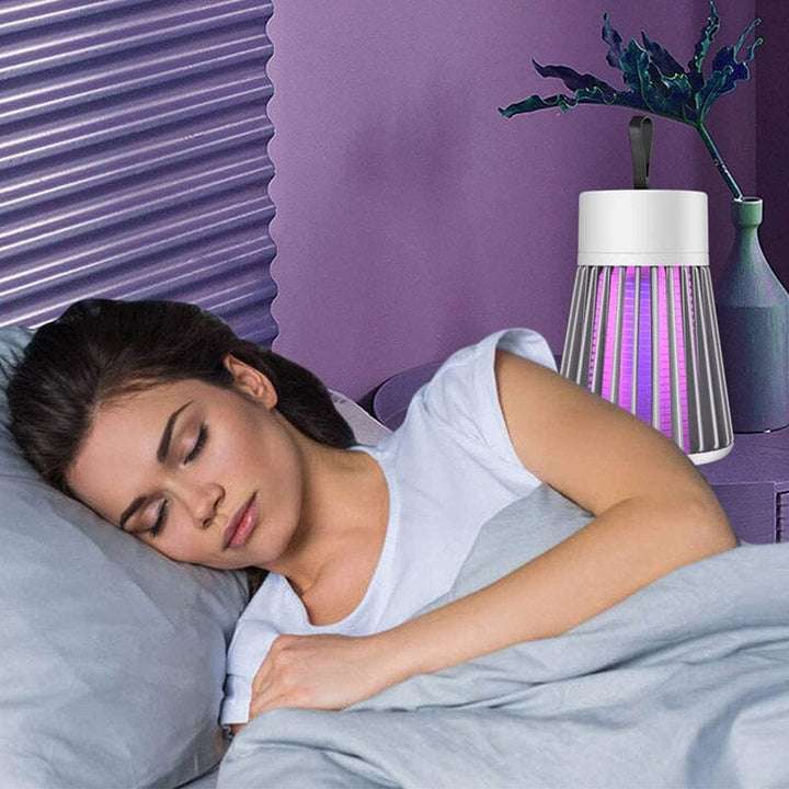 Mosquito trap lamp with UV light, USB rechargeable, effective and silent fly killer