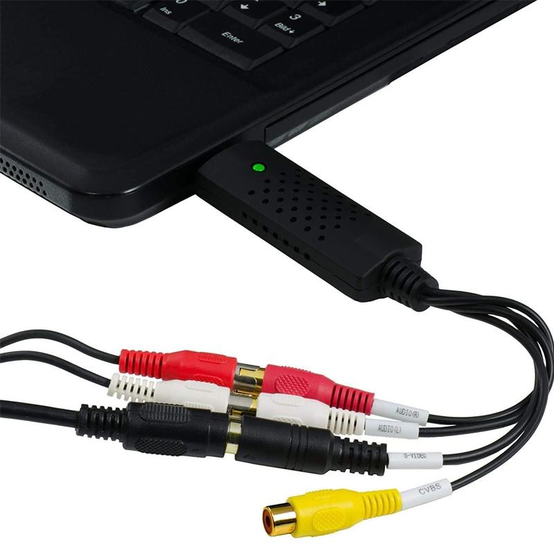 Robust USB video capture solution, digitizes S-Video/RCA inputs for lasting digital preservation