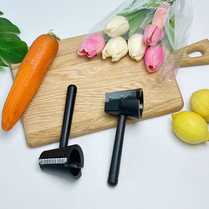 Innovative vegetable spiralizer for gourmet garnishes, a must-have cooking tool.