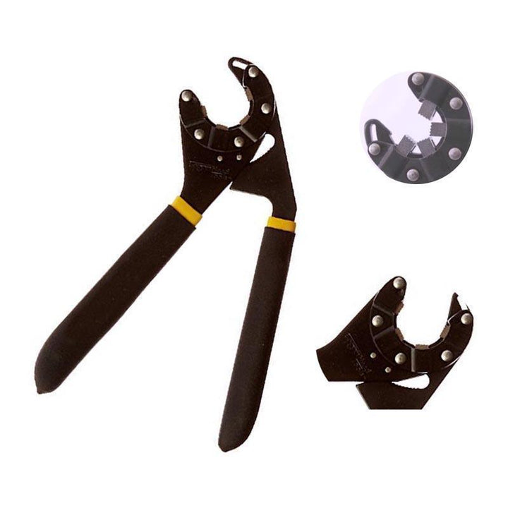 Multi-tool grip wrench, 8-inch, ideal for various hardware and repair jobs
