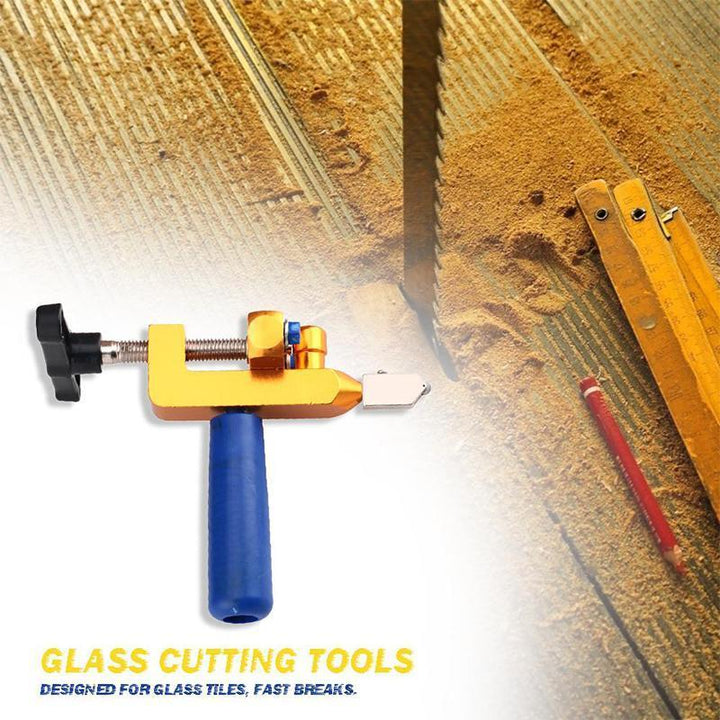 Ceramic tile cutter and glass scoring tool, essential for home improvement and crafting