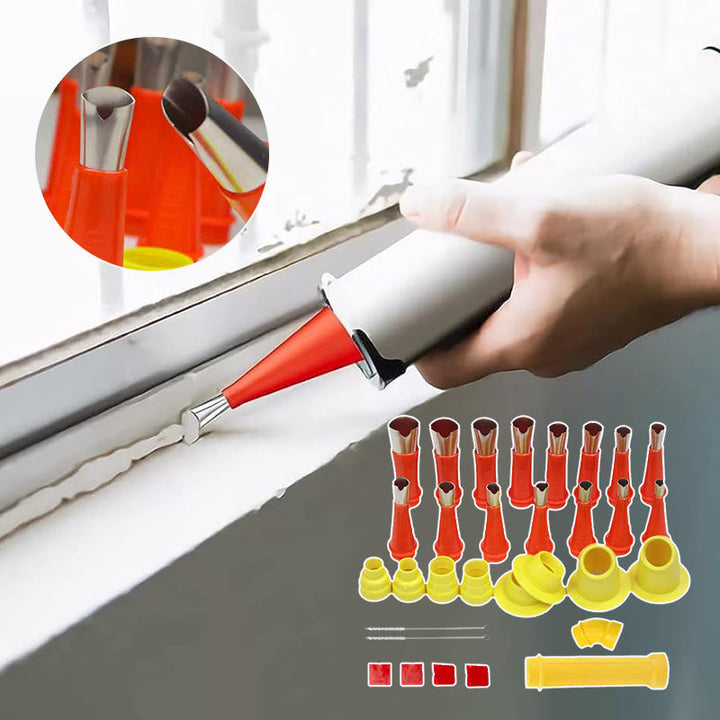 High-quality caulking finisher for a seamless finish in bathroom and kitchen sealing applications