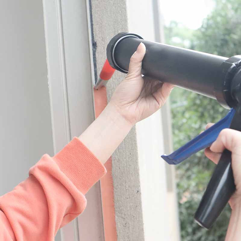 Collection of sealing tools for caulking, offering versatility for various home renovation projects