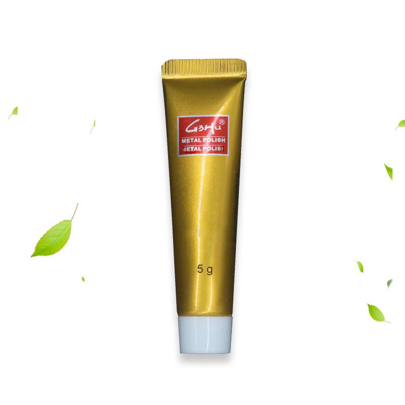 Home care product: metal restorer & polishing cream for jewelry, fixtures, and appliances.