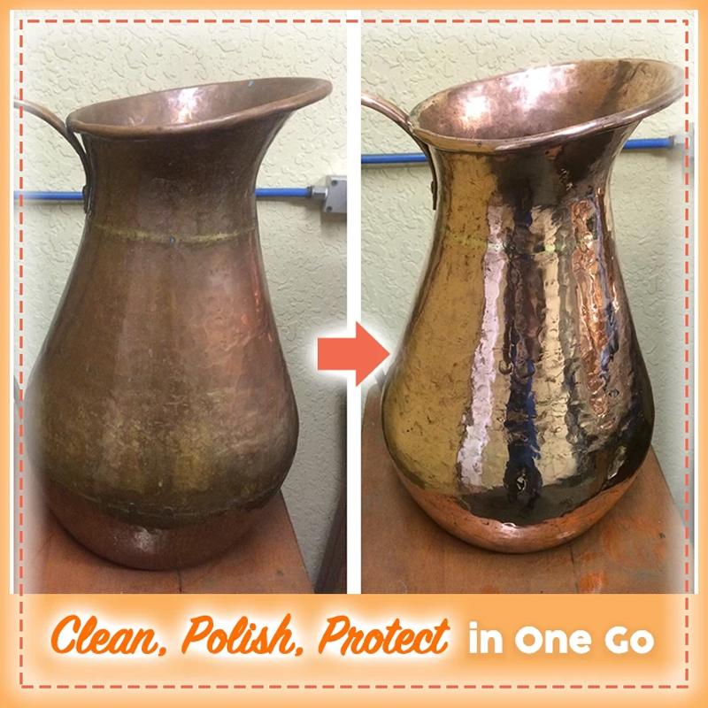 Auto detailing with metal polishing cream, enhancing chrome and metal parts with a brilliant shine.