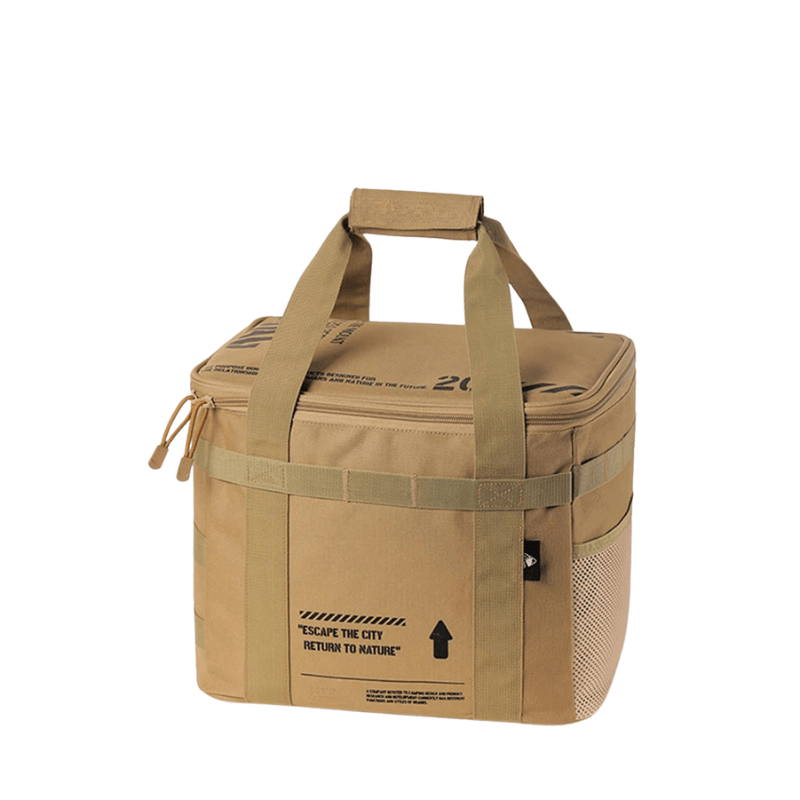 Multi-purpose outdoor organizer bag for travel & picnic essentials. Efficient storage for camping gear.