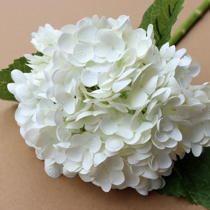 Artificial hydrangea bouquet, designed to bring a touch of nature and color to any home decor.