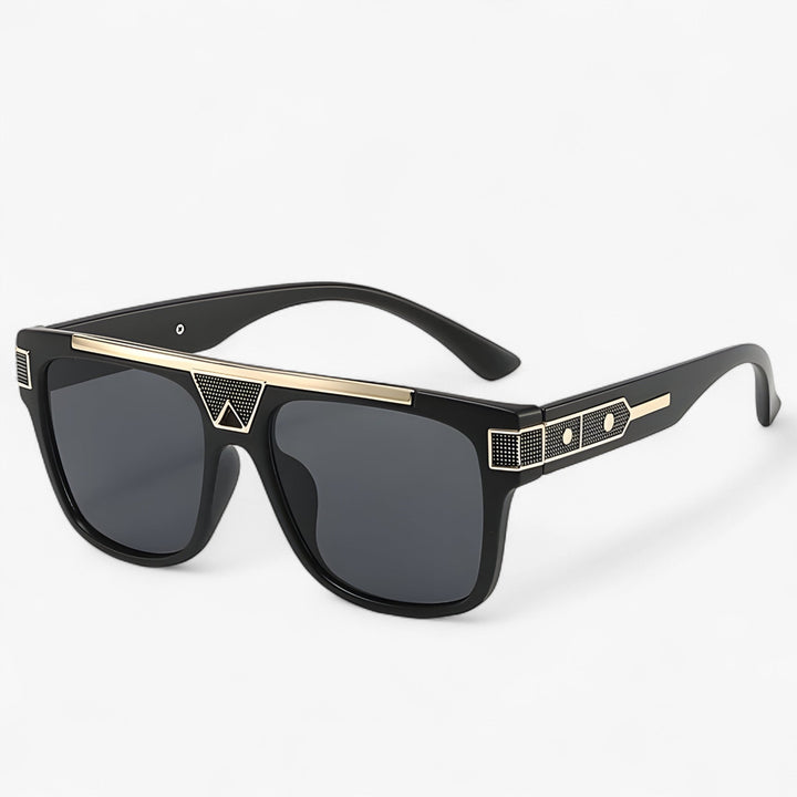 Vintage Aviator Sunglasses with mirrored lenses, perfect for a classic unisex look and UV protection.