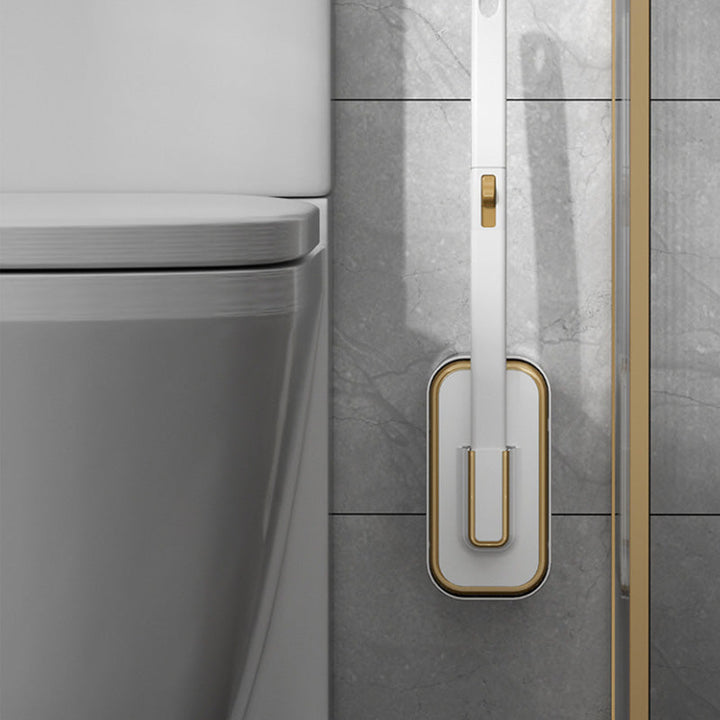 Innovative wall-mounted disposable toilet brush, ocean scented cleaning system, ultimate hygiene