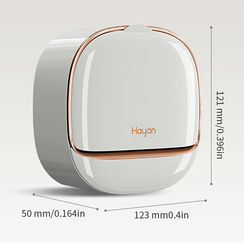Clean and functional wall-mounted soap dish with self-drainage, a simple yet effective bathroom storage solution.