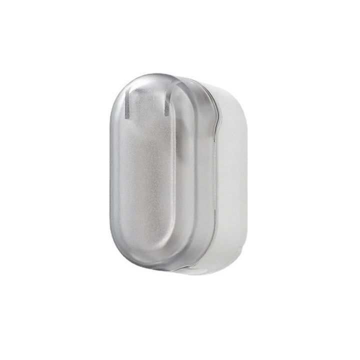 Lifestyle image of wall mounted toothbrush holder keeping toothbrushes clean and organized