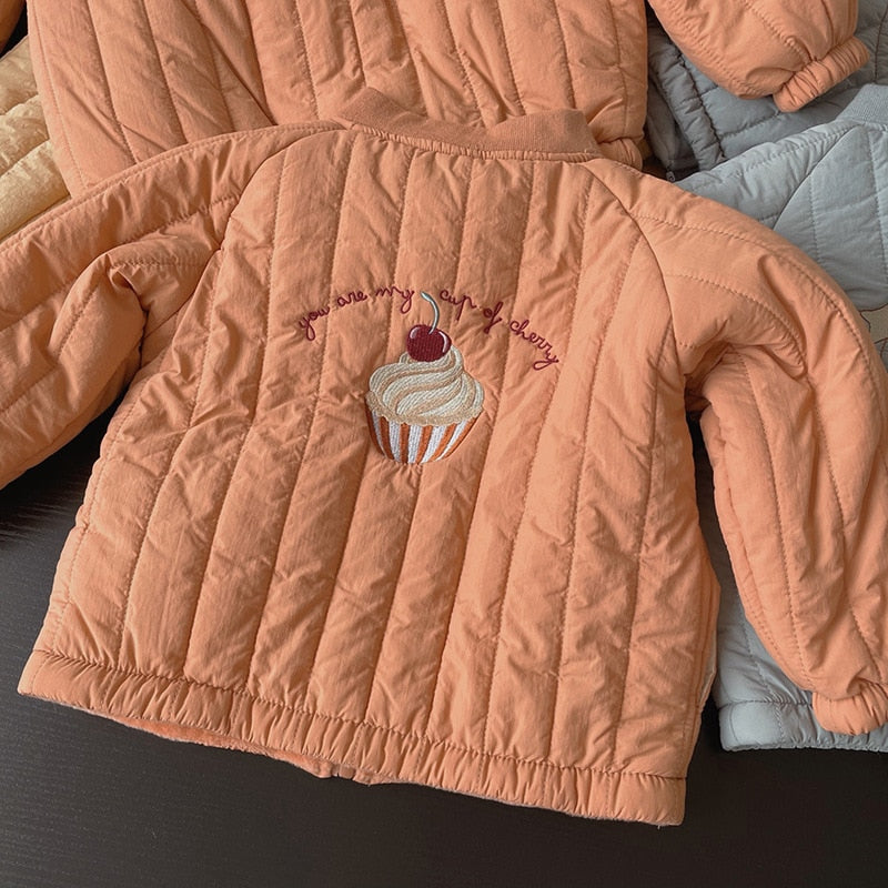 Premium toddler winter jacket, offering ultimate warmth and comfort for children. Ideal cold weather protective outerwear.