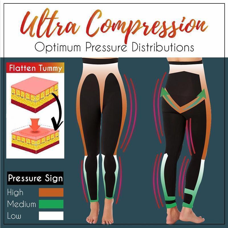 Pair of folded women's thermal leggings, highlighting the thick, warm fleece interior.